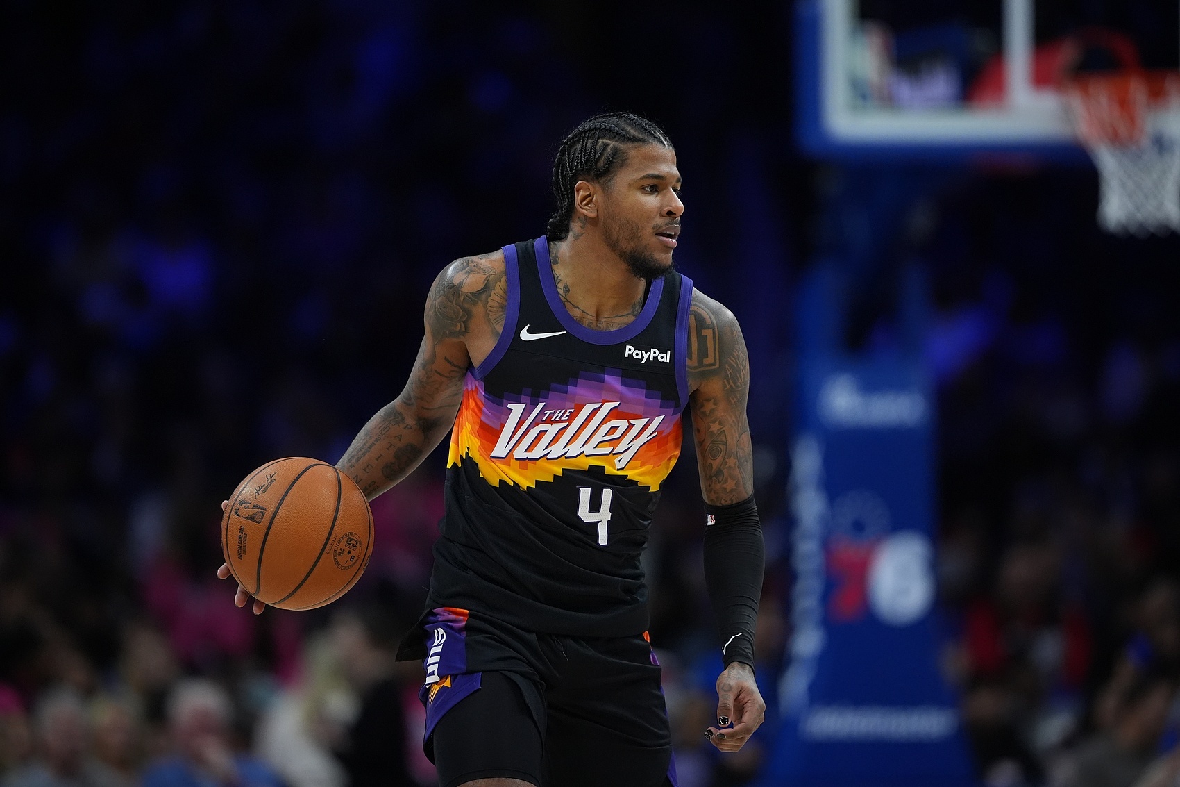 中国乐鱼体育-场均11.8分！明天太阳迎战篮网 杰伦·格林因右腿筋伤病管理存疑